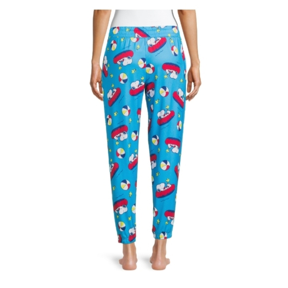 PEANUTS LADIES SLEEP JOGGER LOUNGE PANTS WITH POCKETS - Picture 3 of 6